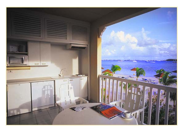 Beach Front lodging accommodations in the French West Indies